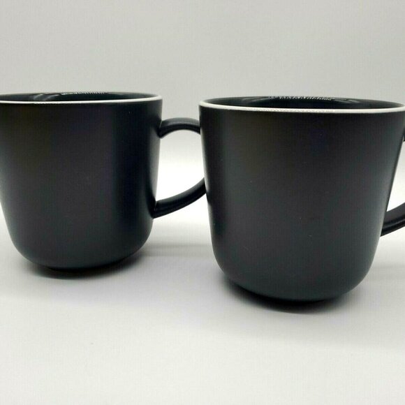 Royal Doulton Other - Royal Doulton Gordon Ramsay Mugs Slate Gray Bread Street 3.5"H Set Of 2